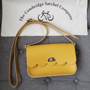 Small Cloud bag in mustard grain leather NWOT